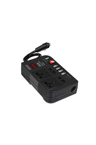 Generic 300W Car Inverter DC 12V to 220V Power Converter with 4 USB Ports