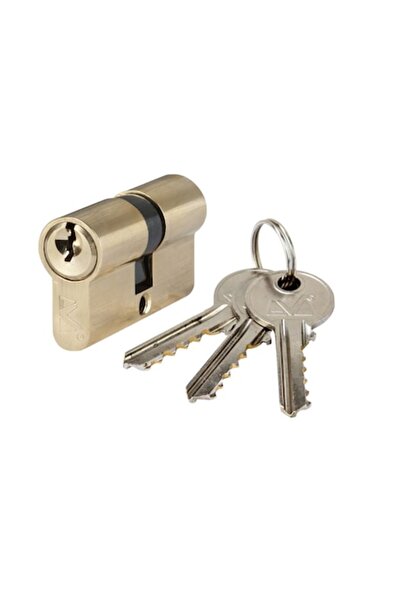 Evotools Brass Cylinder ETS, 75mm (35+40), Offset, Brushed Nickel