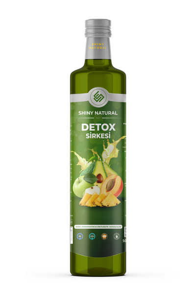 Shiny Natural Detox Sirke Karışımı 500 ml – Avokado, Elma, Ananas, Kayısı ve ...