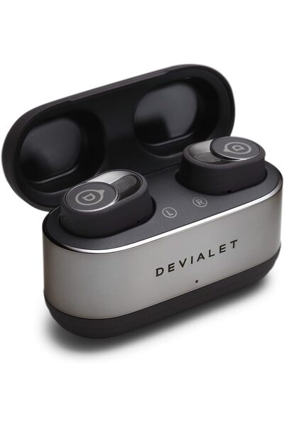 Devialet - سماعات رأس لاسلكية حقيقية - Gemini II - أسود غير لامع - إلغاء الضوضاء - ملاءمة مريحة