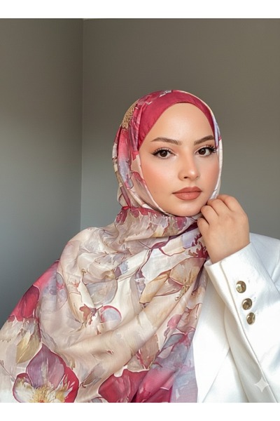 WOHOME Desenli Pamuk Soft Şal Serisi Kadın Eşarp Şal