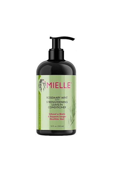 MIELLE Ενισχυτικό μαλακτικό χωρίς ξέβγαλμα με δεντρολίβανο και μέντα, Mielle, 355 ml