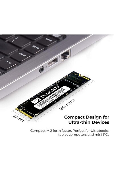 TwinMOS قرص SSD NVMe AlphaPro M.2 2280 سعة 128 جيجابايت