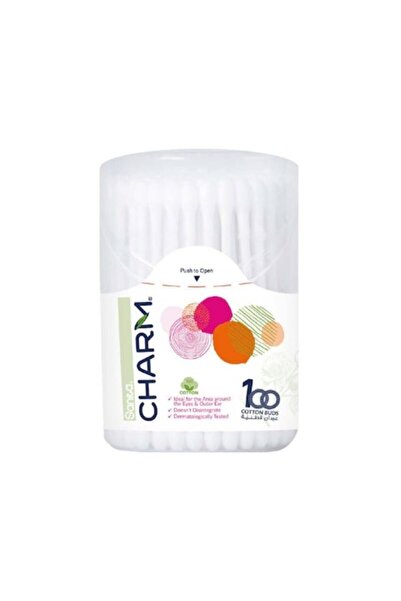 Sanita Ear Buds Round Box 100-Pieces, 24cm Size