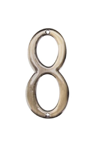 Evotools Număr metalic '8' 100 mm x 50 mm