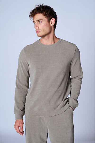 Twister Jeans ESW 2951 Bisiklet Yaka Fitilli Erkek Sweat