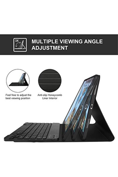 ProElite Keyboard case for Samsung Galaxy Tab A9 Plus 11'', Magnetic Detachable Wireless Bluetooth Keyboard