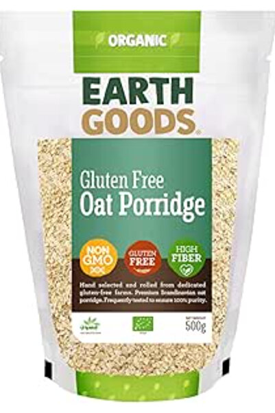 Earth Goods Organic عصيدة الشوفان الخالية من الغلوتين 500 غرام × 12 عبوة