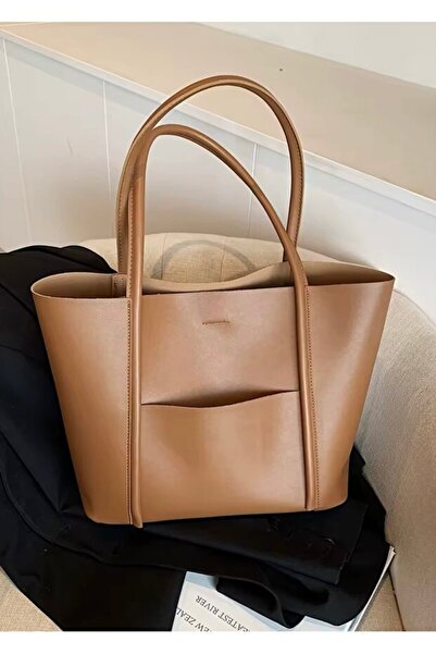 Rivina Geantă de mână și de umăr pentru femei Fre, cu buzunar frontal, cu cap...