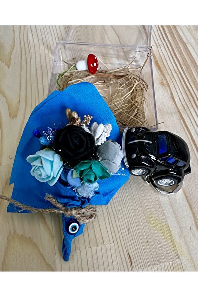 marimari Mini Buket ve Araba anahtarlık Mari Flowers Özel Tasarım Arkadaşa,Se...
