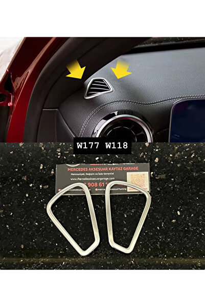 MERCEDES GÖĞÜS HAVALANDIRMA KROM ÇERÇEVE W118 W177 UYUMLU