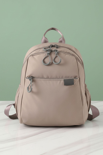 Lifonbag Women's 4 Compartment Parachute Fabric Travel Business School Backpack (30X24 cm)