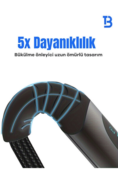 Tech&bello accessories 48W 1x Usb 1x Type-c Hızlı Araç Şarjı Çakmaklık Girişli Apple Android Tam Uyumlu BC-04