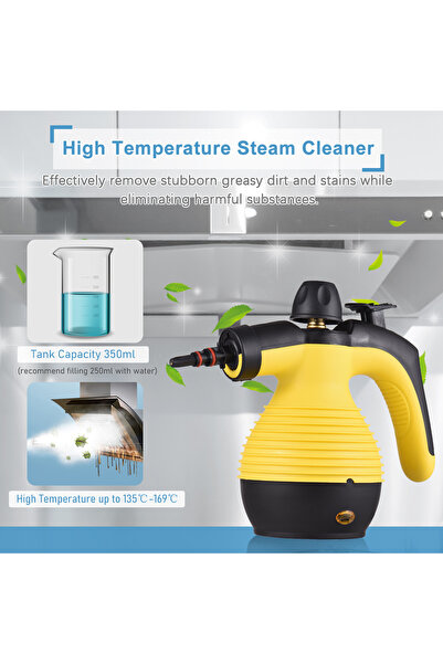 Generic Handheld High-pressure Steam Cleaner with Safety Lock Portable Multifunctional Household Steam Clean