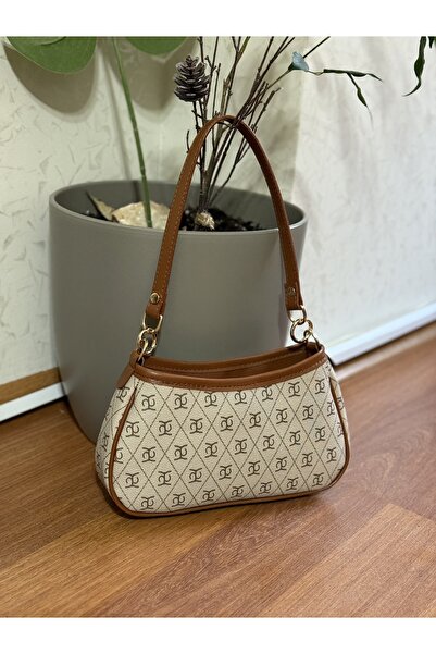 Bagnest Patterned Double Strap Women's Shoulder Bag