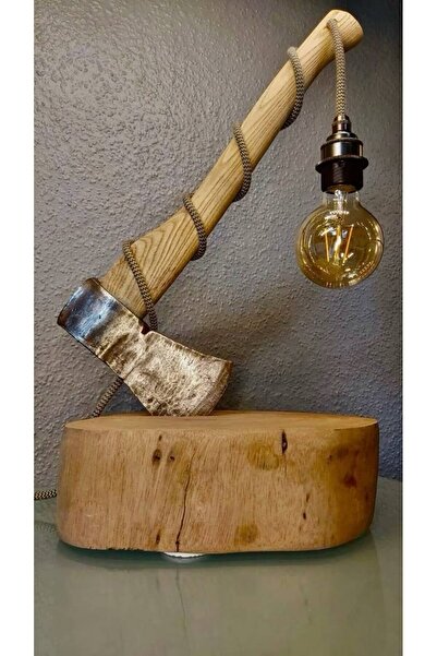 SOFT HOME DEKORATİF BOHEM AHŞAP LAMBA - ABAJÜR - AYDINLATMA - LAMBADER