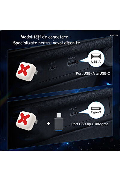 KariVla KariVla Wireless Car Adapter, Plug & Play, Compatible with cars equipped with CarPlay/Android Auto