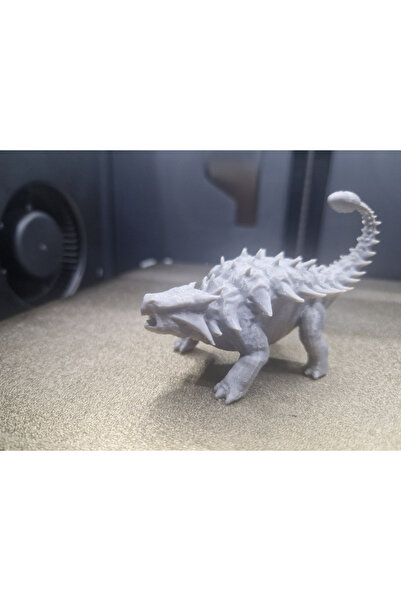 TSC Ankylosaurus Beyaz Renk 12 CM Doğal PLA Malzeme Oyuncak
