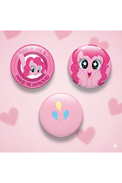 Fivy My Little Pony Pinkie Pie Rozet Seti 3 Adet