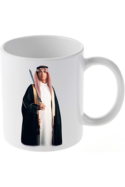 GENERAL Cristiano Ronaldo Coffee Mug for Saudi National Day - Ceramic White