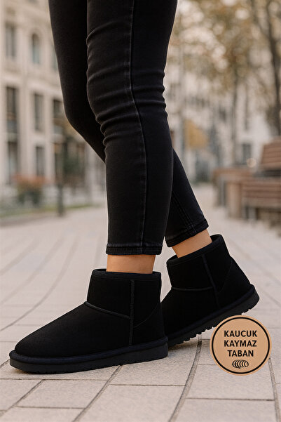 DAD WOLF Ultra Mini Kürklü Classic Mini II 1016222 CHE Kadın Bot