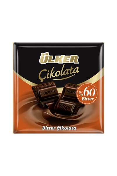 Ülker KAKAOLU %60 BİTTER ÇİKOLATA 60G