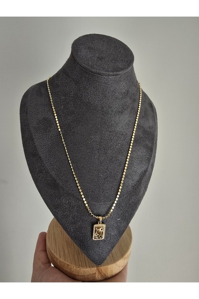 AURA 14K ezme zincir çelik kolye