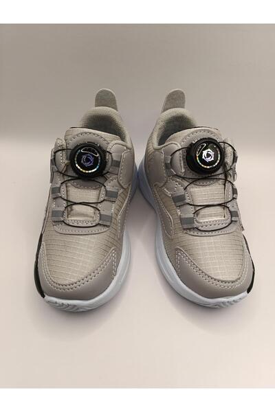 Bukond Çocuk Su İtici Kumaş Akıllı Bağcıklı Spor Ayakkabı Sneaker
