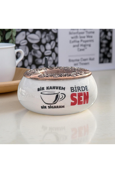 İlbay Çini Takı One Coffee, One Cigarette, and One of You.