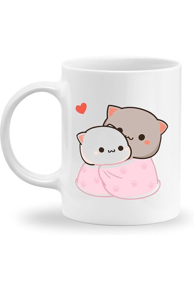 Be Care Couple Coffee Mug Set Printed with 'Goma & Peach Bear' by GiftCard