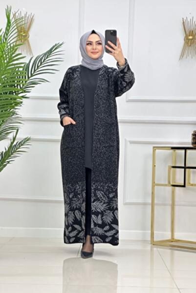 Enans Design Скромна жилетка с флорални мотиви Sümeyye