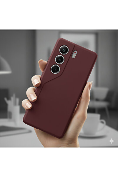Rivor Tecno Camon 40 Pro Uyumlu Kılıf Kamera Çıkıntılı İpeksi Yumuşak Dokulu ...