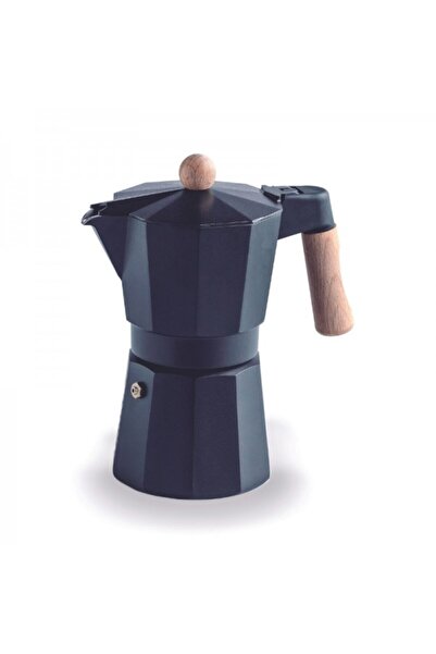 Lacor Cafetieră din aluminiu turnat, Trento Black, 450 ml