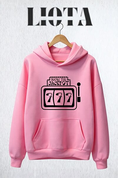 Vordevia 777 Printed Oversize Cotton 3 Thread Sweatshirt