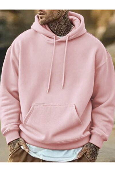 bellanova سترة رياضية أساسية بغطاء للرأس للجنسين بمقاس كبير