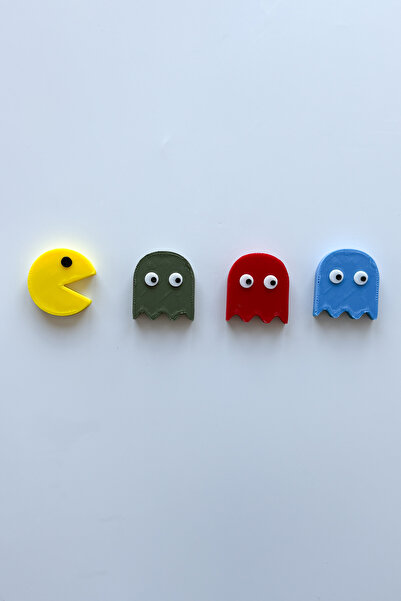 sin istanbul 4'lü Pacman Buzdolabı Magneti