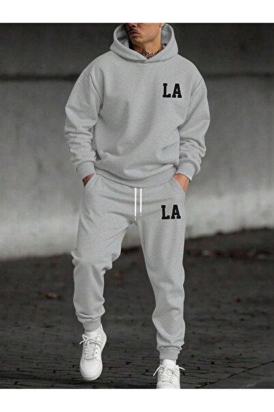 bellanova Full Outfit Set for Men: Hooded Sweatshirt, Stylish Jacket,