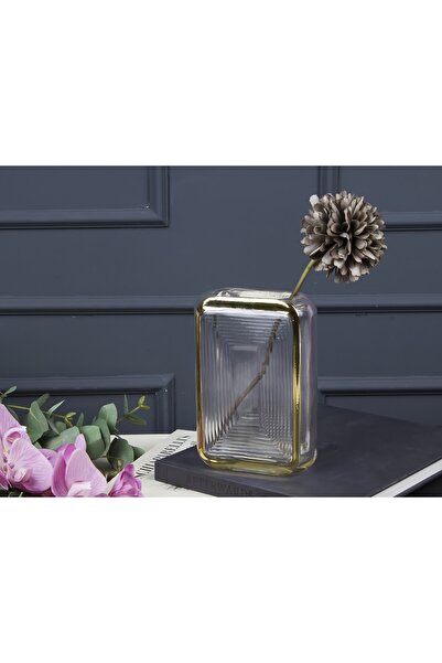 Sembol Goldy Dikd. Glass Vase 14X20 cm