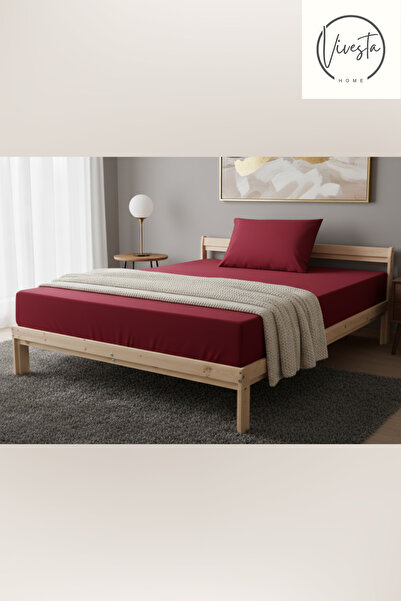 Vivesta Home Single Size 100X200 Fitted Sheet and 1 Piece 50X70 Pillowcase – ...