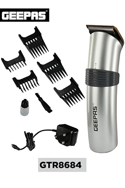 Geepas ماكينة قص الشعر واللحية الكهربائية الاحترافية بطارية عالية السعة مع5 م...