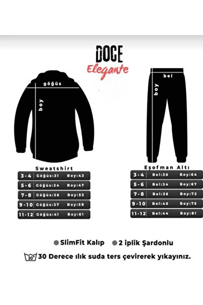 DOCE ELEGANTE Arrow Printed Children's Tracksuit