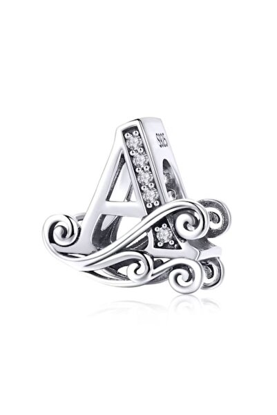 SUPER TRENDS Talisman Compatible with Silver, Letter A from the Story,
