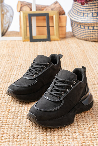 Mc vay Shoes Μοντέρνα ορθοπεδικά αθλητικά παπούτσια με κορδόνια από σουέτ με ειδική επικάλυψη σόλας, κομψά γυναικεία αθλητικά παπούτσια