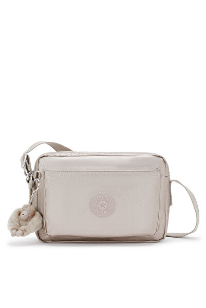 Kipling حقيبة ABANU M بلون معدني ساطع