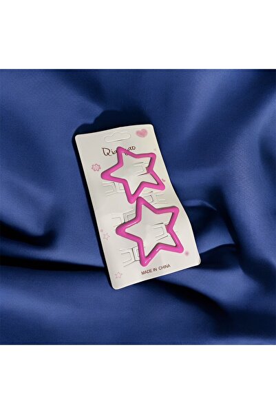 Store 2-piece large size star snap hair clip