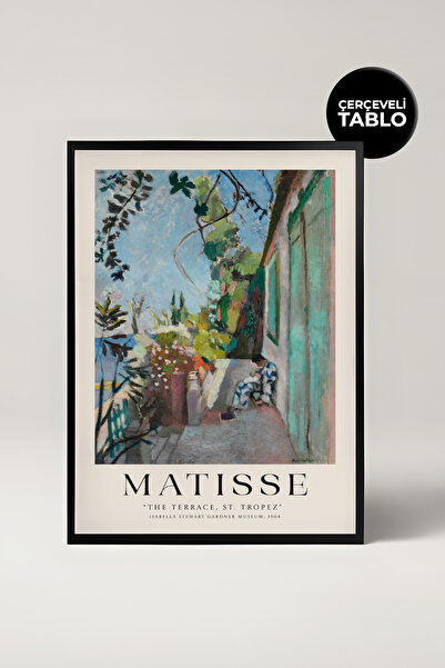 House Gorgeous Henri Matisse Terasa u St Tropezu Uramljena slika