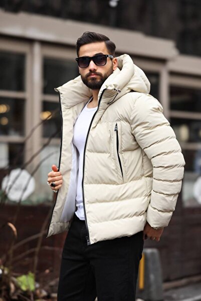 KOCCI Nová sezóna voděodolná a mrazuvzdorná zimní pánská bunda s kapucí