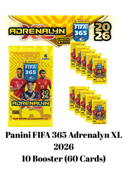 Next Plus Licensed Panini Fifa 2026 New Season Football Player Cards 10 Boost...