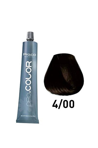 PROCO Vopsea de păr profesională PRO.COLOR 100 ml - Pro.Co - 4/00 ȘATEN INTENS