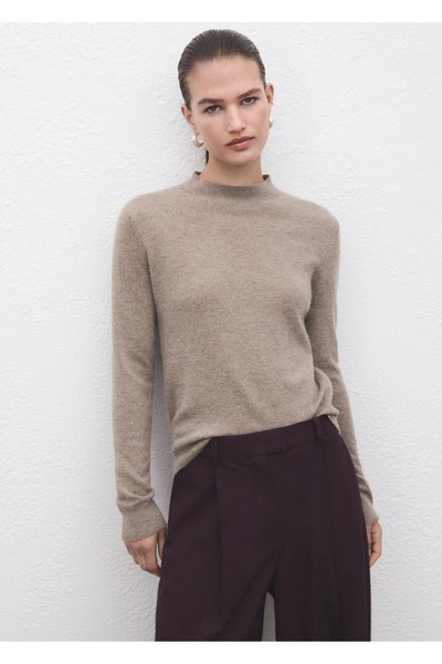 MANGO Woman Lureks ipli örgü kazak